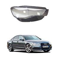 Стекло фары AUDI A6 C7 2014-2018  Рестайлинг и ALLROAD 2014 левое