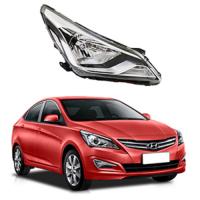 Стекло фары Hyundai Solaris I (RBr) 2014-2017 Рестайлинг правое