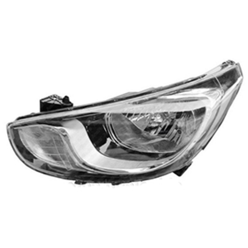Стекло фары Hyundai Solaris I (RBr)  2010-2014 Дорестайлинг Левое