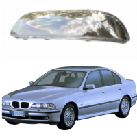 Стекло фары BMW 5 E39 левое 2000-2003 рестайлинг