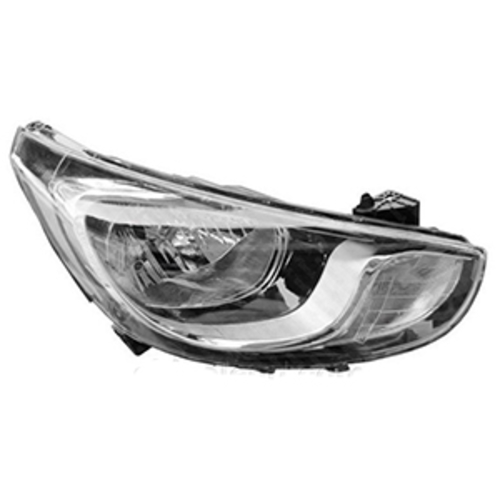Стекло фары Hyundai Solaris I (RBr)  2010-2014 Дорестайлинг Правое