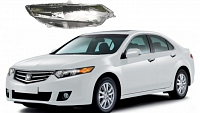 Стекло фары Acura TSX 2  2008-14г левое