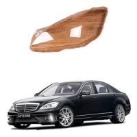 Стекло фары Mercedes S-Class W221 (2005-09) левое. Дорестайлин