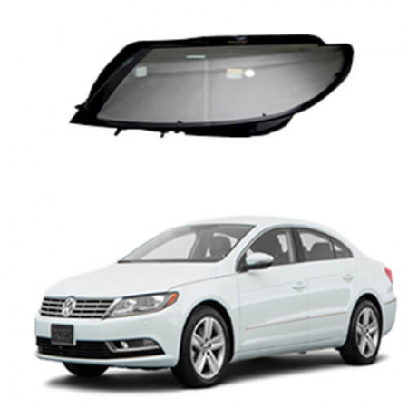 Стекло фары Volkswagen Passat CC (2011-2016) левое. Рестайлинг