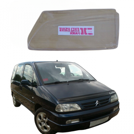 Стекло фары Citroen Evasion 1998-2002 левое