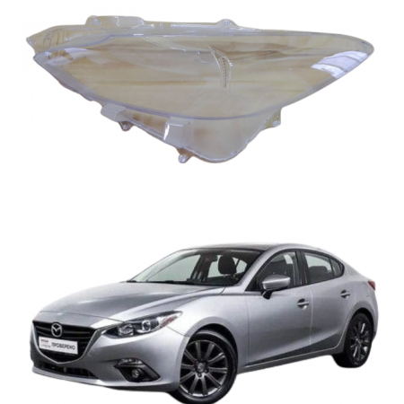 Стекло фары Mazda 3 BM 2013-2017 правое. Дорестайлинг. Галоген