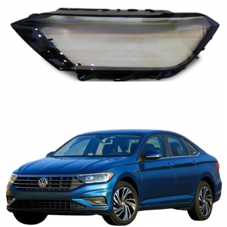 Стекло фары Volkswagen jetta A7 2018-2022г левое
