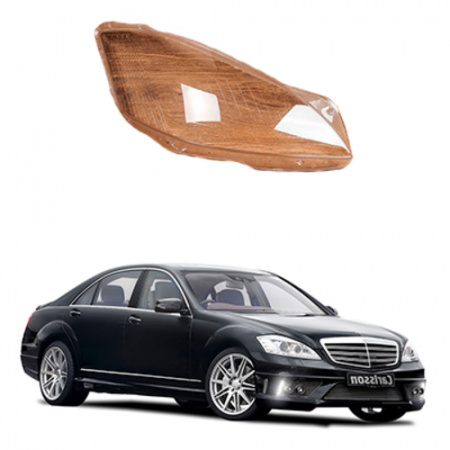 Стекло фары Mercedes S-Class W221 (2005-09) правое. Дорестайлин