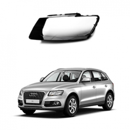 Стекло фары Audi Q5 / SQ5 (8R) (2008-12) левое. Дорестайлинг