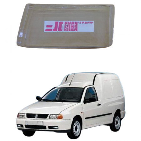 Стекло фары Volkswagen Caddy 1995-2004г левое