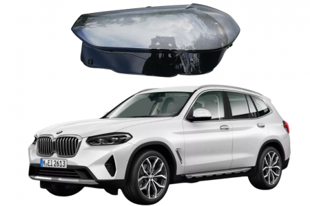 Стекло фары BMW X3 G01.G08 (2021-2024) левое