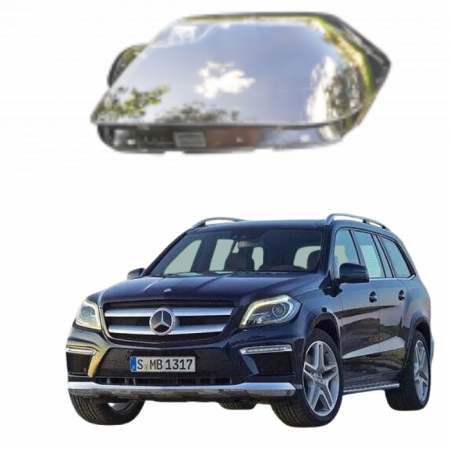 Стекло фары Mercedes GL-CLASS X166 левое (2012-2016)
