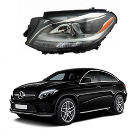 Стекло фары Mercedes GLE W166 2015-2018 / GLE Coupe C292 2015-н.в. левое