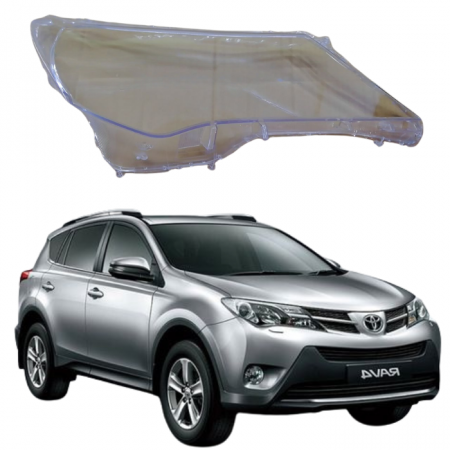 Стекло фары Toyota Rav 4 2012-2015г  правое