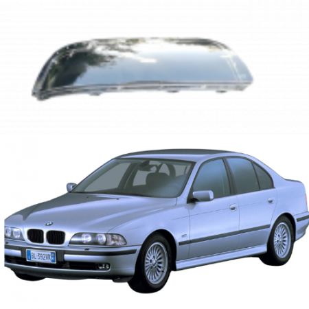 Стекло фары BMW 5 E39 правое 2000-2003 рестайлинг