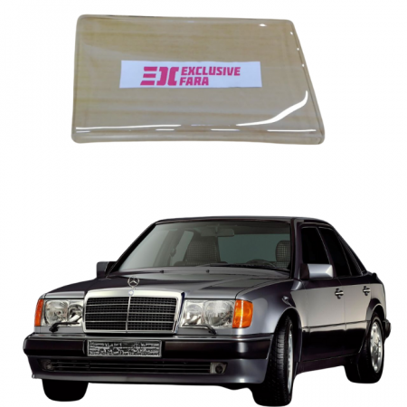 Стекло фары Mercedes E W 124 1984-97 правое