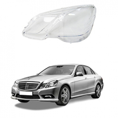 Стекло фары Mercedes W212 2009-2013 левое. Дорестайлинг