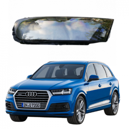 Стекло фары Audi Q7 4L 2015-2020 правое
