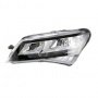 Стекло фары Skoda Superb 3 (3V) (B8) 2015- Н.В. левое