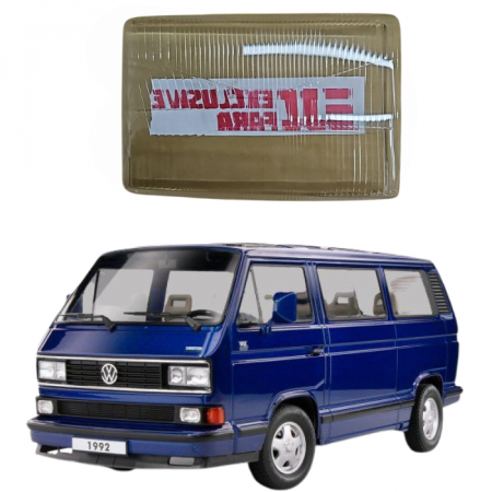 Стекло фары с рифлением Volkswagen T3 1989-92г правое