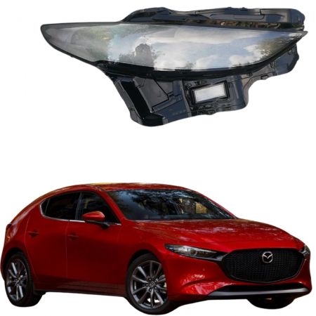 Стекло фары Mazda 3 2019-2020 правое