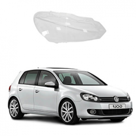 Стекло фары Volkswagen Golf 6 2009-2012 правое