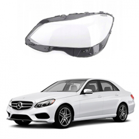 Стекло фары Mercedes W212 2013-2016 левое. Рестайлинг