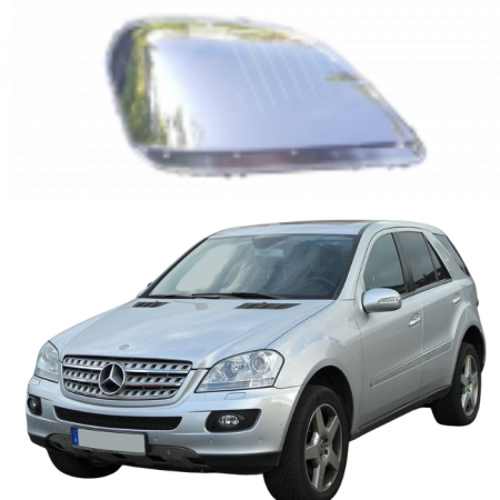 Стекло фары Mercedes ML W164 2005-2008 правое