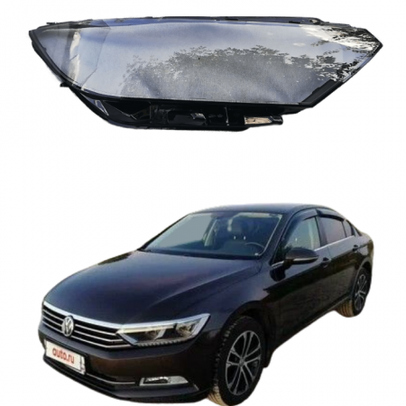Стекло фары Volkswagen Passat B8 Euro 2016-н.в.правое
