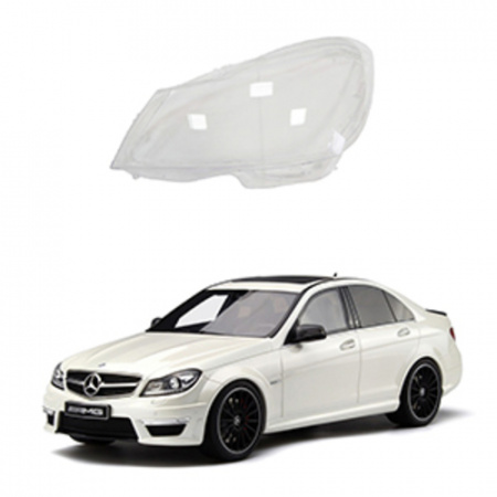 Стекло фары Mercedes C-CLASS W204 2011-2014. Рестайлинг  левое