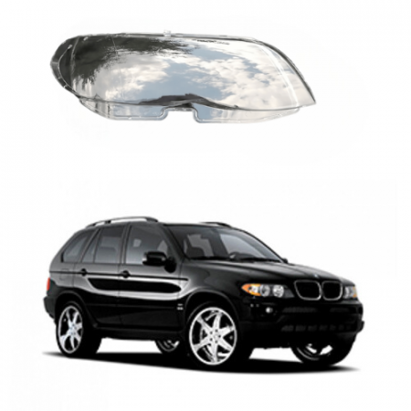 Стекло фары BMW X5 E53 2004-2006 правое . Рестайлинг