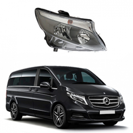 Стекло фары Mercedes Vito, Viano 3 V-class W447 2014-н.в. правое
