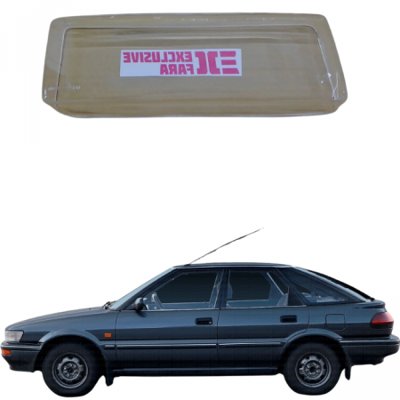 Стекло фары Toyota Corolla liftback 1987-1992 правое