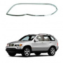 Стекло фары BMW X5 E53 1999-2003 левое. Дорестайлин