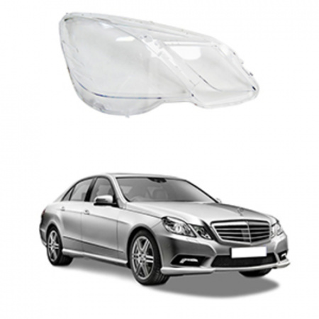 Стекло фары Mercedes W212 2009-2013 правое. Дорестайлинг