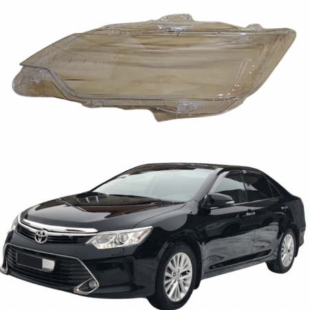 Стекло фары Toyota Camry 14-17г. левое